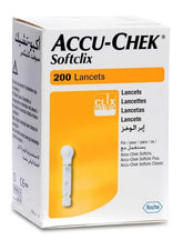 ACCU-CHEK Softclix sterile lancets 200 pack with easy-to-use design for blood sampling